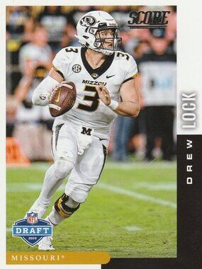 Drew Lock - 2019 Panini Score Football NFL Draft Card